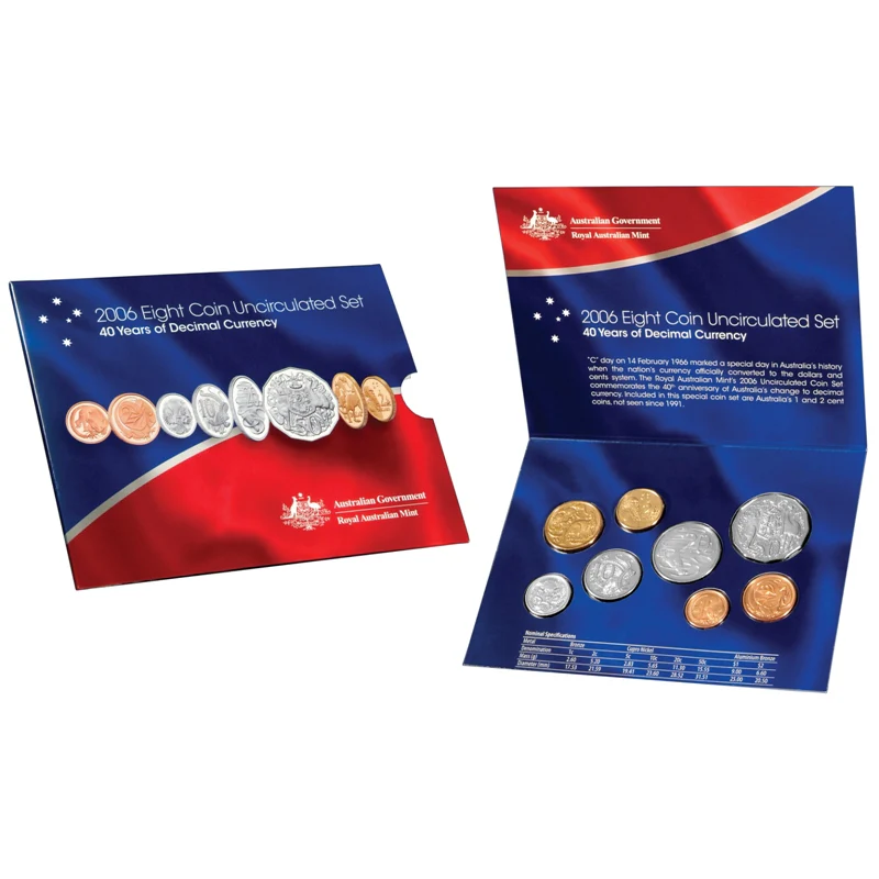 2006 Mint Set - Decimal Currency 40th Anniversary