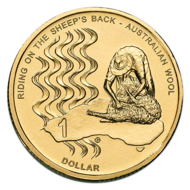 2011 2 Coin Mint Set - Australian Wool - Image 3
