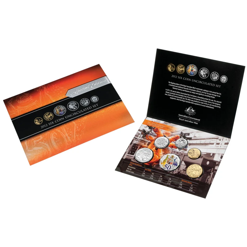 2012 Mint Set - Coloured 50c