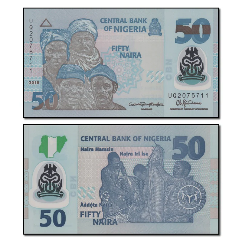 Nigeria 2009-2025 50 Naira P.40 CFU - Image 2