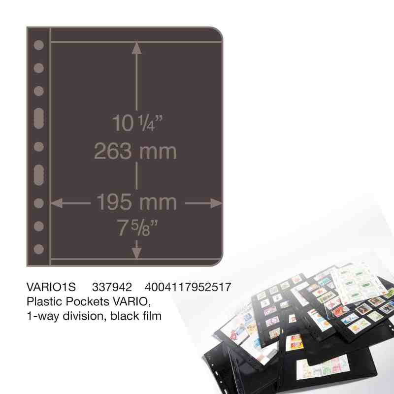 Vario Banknote Page Black - Pack of 5 - Image 3
