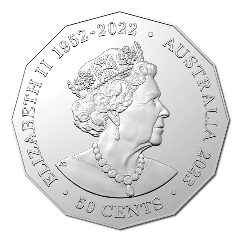 PNC 2023 Bathurst 60th Anniversary Coloured UNC 50c - Image 2