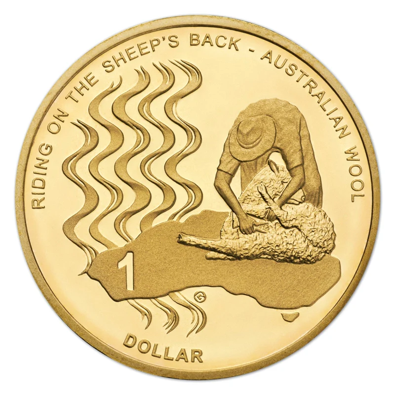 2011 2 Coin Proof Set - Australian Wool - Image 3