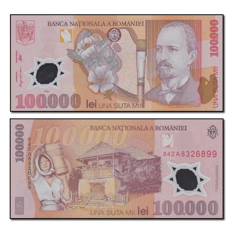 Romania 2001-2004 100,000 Lei P.114 CFU - Image 2