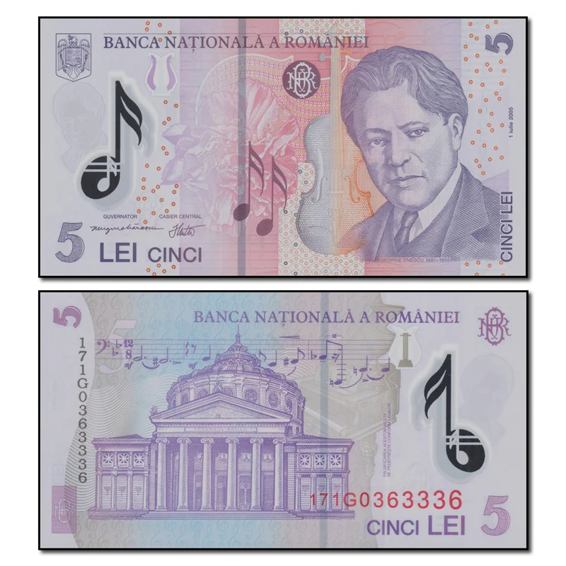Romania 2005-2018 5 Lei P.118 - Image 3