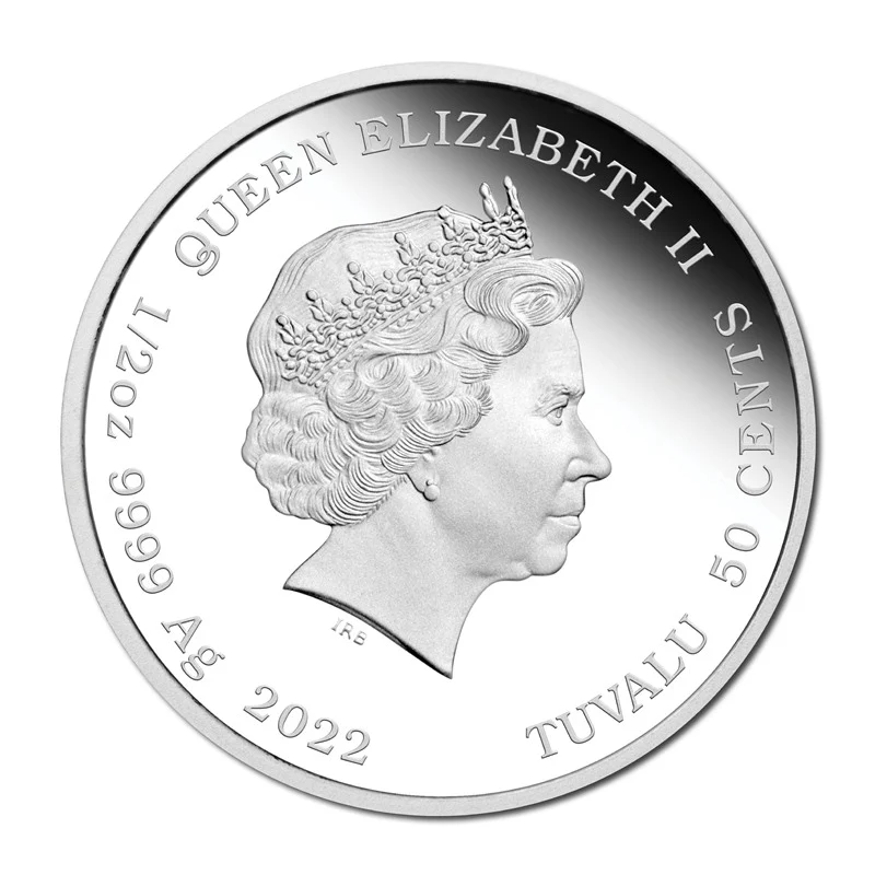 Tuvalu 2022 Baby Tiger 1/2oz Silver Proof - Image 3
