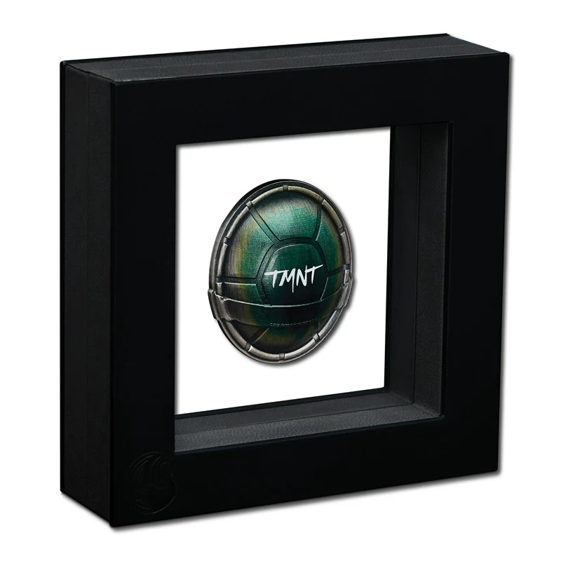 Tuvalu 2025 Teenage Mutant Ninja Turtle - Domed Shell 1.5oz Silver Antiqued Coloured - Image 10