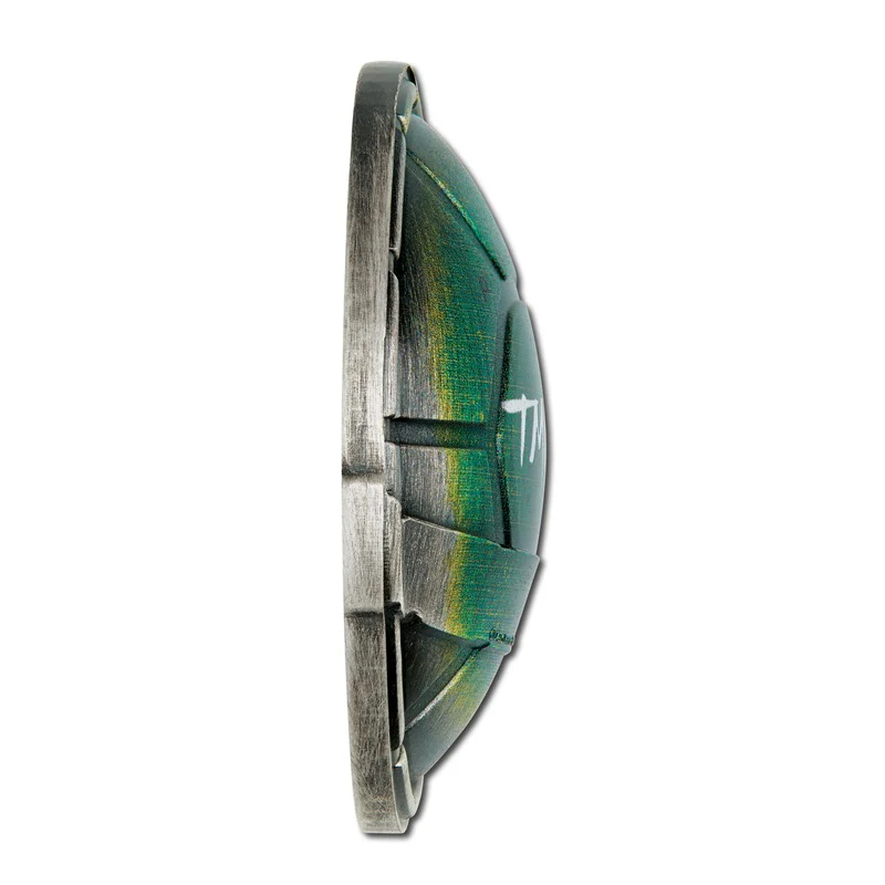 Tuvalu 2025 Teenage Mutant Ninja Turtle - Domed Shell 1.5oz Silver Antiqued Coloured - Image 3
