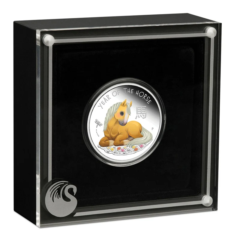 Tuvalu 2026 Baby Horse 1/2oz Silver Proof - Image 3