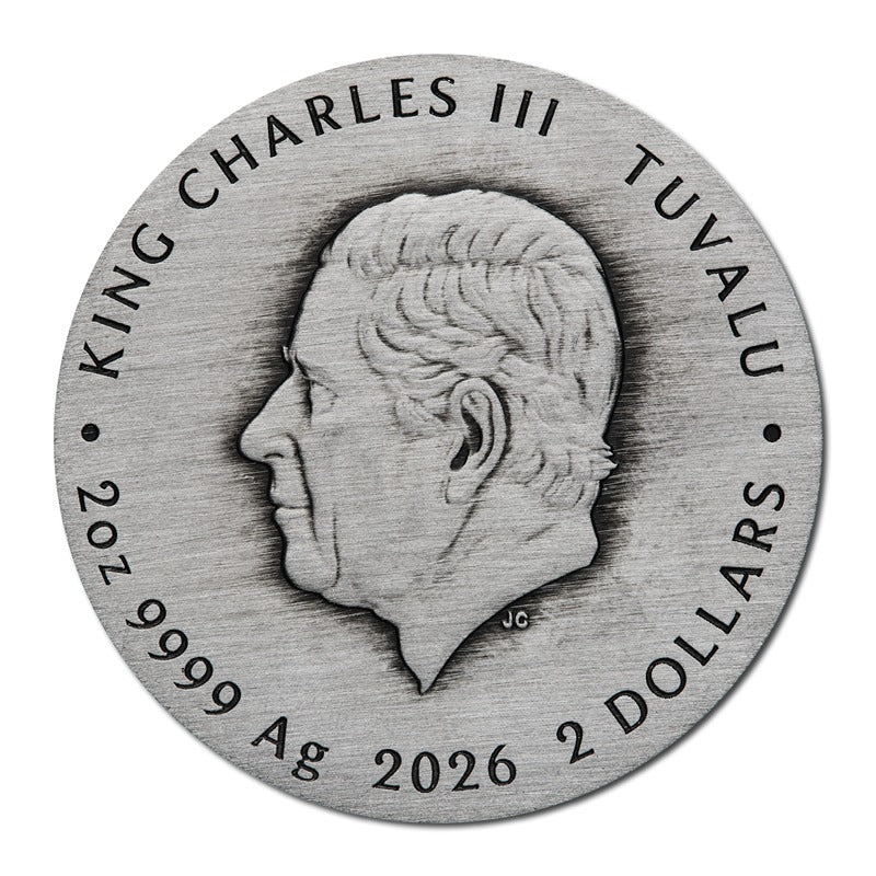 Tuvalu 2026 Stranger Things - Villains 2oz Silver Antiqued Coloured - Image 4